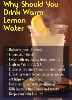 Drink Lemon Water, Drinking Warm Lemon Water, Hot Lemon Water, Resep Smoothie, Warm Lemon Water, Lemon Water Benefits, Resep Diet, Makanan Diet, God Mat