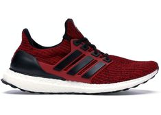 Adidas Ultra Boost 4.0, Red Core, Power Red, Black Shoes Men, Black Clouds, Adidas Originals Mens, Hot Sneakers, Adidas Sport, Adidas Ultra Boost