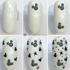 Aftercare Tattoo, Mickey Mouse Nail Art, Shield Tattoo, Mouse Nails, Disney Nail Designs, Mickey Mouse Nails, Minnie Mouse Nails, Halloween Nails Diy