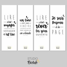 three black and white bookmarks with the words'life is an adventure ','love