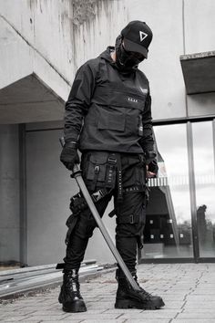 #futurewear #darkwear #wearetechwear #techwearlooks #techwearfits #drkshdw #streetwear #cyberpunk #techwearstyle #techfashion #scarlxrd #techwear #techwearfashion #techwearfashion #techweargeneral #techwearfits #urbanninja #techwearsociety #techwearusa #warcore Techwear Guy, Dystopian Fashion, Tech Wear Fashion