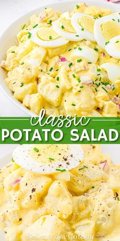 this classic potato salad is the perfect side dish for any meal