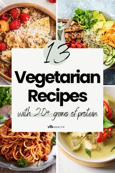 high protein vegetarian recipes High Protein Vegetarian Breakfast, Protein Vegetarian Recipes, Vegan Recipes For Breakfast, Beans Recipe Healthy, Protein Vegan Recipes, Vegetarian Protein Recipes, High Protein Vegetarian, Vegan Meal Ideas