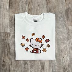 All Sizes And Colors Available. Unisex Sizing. Hoodies Available For 5$ More. Pm Me With Any Questions. Embroidered Crewneck, Crew Neck Sweatshirt, Hello Kitty, Womens Sizes, Crew Neck, Kitty, Sweatshirts Hoodie, Womens Tops, Sweatshirts