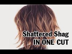 Shattered Shag Haircut, Shattered Shag, Diy Hair Layers, Diy Haircut Layers, Corte Shaggy, Cut Hair At Home, Self Haircut, Cut Own Hair, Shaggy Bob Haircut