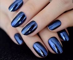 Mirror Nail Polish, Lux Nails, Nail Store, Nagel Tips, Glamour Nails, Metallic Nails