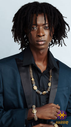 HUBBIQ | Handcrafted African Inspired Jewelry African Jewelry Men, African Men Hairstyles, Necklace For Wedding, African Inspired Jewelry, Best Man's Outfit, African Jewellery, African Accessories, Afro Style, Black Men Hairstyles