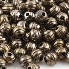 Casting Beads-9mm Round Line with Detail-Antique Bronze Free Base, Buy Bead, Beads Online, Tube Beads, Wholesale Beads, Ceramic Beads, Metal Beads, Base Metal, Antique Bronze