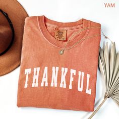 Celebrate Thanksgiving in style with this Thankful shirt, perfect as a family matching holiday outfit for Thanksgiving dinner or fall festivals. This plus size fall festival and autumn Thanksgiving shirt makes a great Friendsgiving host gift or a thoughtful present for teachers, moms, and dads. GOBBLE 'TIL YOU WOBBLE IN OUR FESTIVE THANKSGIVING TEE!  * Celebrate Turkey Day in style with our fun and festive "TURKEY DAY" graphic tee, featuring adorable cartoon turkeys.  * Perfect for family photos Plus Size Herbst, Grateful Shirt, Fall Festivals, Thankful Shirt, Thanksgiving Tee, Presents For Teachers, Autumn Thanksgiving, Plus Size Fall, Teacher Mom