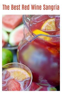 the best red wine sangria recipe