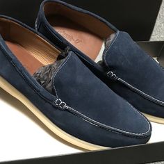 Johnnie-O Malibu Moccasin 2.0 Loafers In Navy Blue (Men, Size 12). Like-New Condition. Comes With Box. Currently Retails For $198 Plus Tax Online. Selling For Only $80! Get It Soon!! Online Selling, Slip Ons, Loafer Shoes, Moccasins, Blue Man, Get It, Men's Shoes, Size 12, Loafers