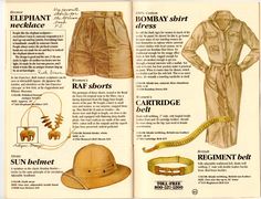 Lady Adventurer, Colonial Clothing, Safari Fashion