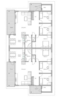 the floor plan for a two bedroom apartment with an attached kitchen and living room area