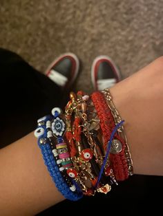 Vintage Bracelet Aesthetic, Wrist Jewelry Aesthetic, Bracelets On Wrist Aesthetic, Latina Bracelets, Braclet Aesthetic, Hispanic Bracelets, Crystal Bracelets Aesthetic, Baddie Bracelets, Bangles Aesthetic