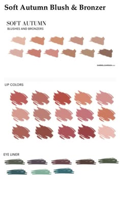 Soft Autumn make up Soft Autumn Nails Color Palettes, Soft Autumn Accessories, Makeup Soft Autumn, Grey Blue Eyes, Soft Autumn Outfits, True Autumn Color Palette