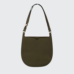 Valextra saffiano leather hobo bag. Adjustable shoulder strap. Open top with snap closure. Interior, one slip pocket. 11.4"H x 10.6"W x 3.5"D. Made in Italy. Luxury Suede Hobo Shoulder Bag, Luxury Rectangular Hobo Bag For On-the-go, Luxury Soft Leather Hobo Bag For On-the-go, Luxury Leather-handled Hobo Shoulder Bag, On-the-go Hobo Bag With Snap Closure, Leather Hobo Bag, Leather Hobo, Open Top, Hobo Bag