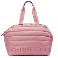 Nwt Light Pink Victoria’s Secret Duffle Bag. Has 2 Pockets On The Inside. Measures 20 Inches Wide And 13 Inches Tall Victoria Secret Duffle Bag, Travel Beauty Bag, Pink Duffle Bag, Victoria Secret Pink Logo, Pink Pouch, Victoria Secret Tote Bags, Striped Bags, Travel Tote Bag, Weekender Tote Bag