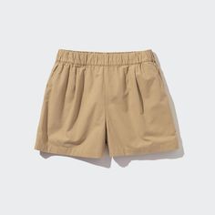 Cotton Easy Shorts | UNIQLO US Uniqlo Shorts, Front Tuck, Uniqlo Women, Roger Federer, Shorts Women, Styling Ideas, Overall Shorts, Dark Fantasy, Uniqlo