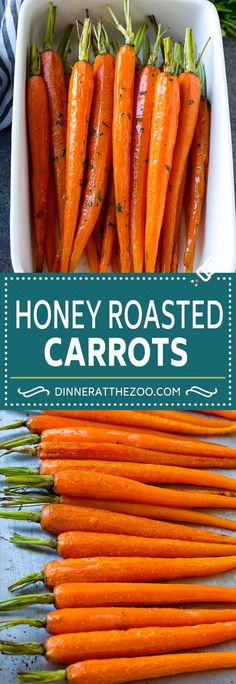 there are carrots that have been roasted in the oven