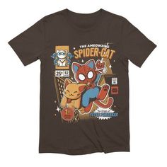 Spider Cat, Cat T Shirt, Swaggy Outfits, Mode Inspo, Cat T, Really Cute Outfits, Juno, Dream Clothes, Cat Tshirt