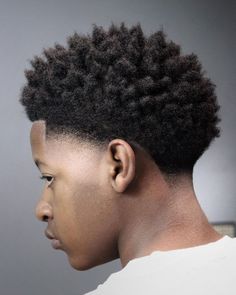 Black Hair Fade, Taper Fade Afro, Low Fade Curly Hair, Afro Fade Haircut, Black Man Haircut Fade, Temp Fade Haircut