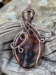 Rustic Agate Jewelry For Healing, Rustic Agate Jewelry With Natural Stones, Handmade Rustic Agate Jewelry, Rustic Agate Jewelry For Gifts, Rustic Agate Jewelry Gift, Antique Brown Agate Jewelry, Antique Agate Healing Jewelry, Artisan Brown Jewelry With Natural Inclusions, Wrapped Crystals