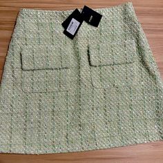 Women’s Skirt Womens Skirt, Size 6, Skirt, Green, Silver, Women Shopping, Color