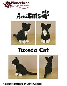 an animal toy is shown with four pictures of the cat's body and tail