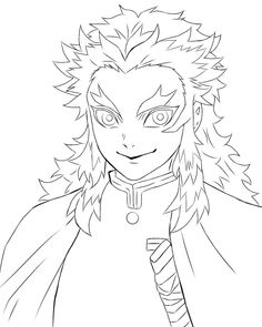 an anime character with long hair and big eyes, in black and white coloring pages