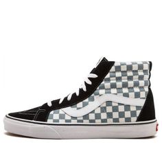 Vans Sk8-Hi Reissue 'Checkerboard' VN0003CAIB7 Vans Sk8 Hi Reissue, Sk8 Hi Vans, Sneakers Vans, Vans Sk8 Hi, Men's Vans, Vans Shop, Vans High Top Sneaker, Sk8 Hi, Hi Top