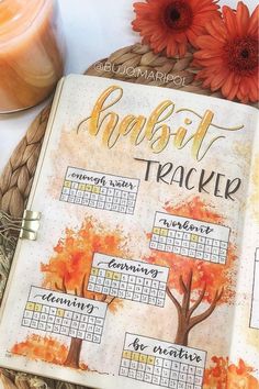 November Tracker, November Habit Tracker, Journal Habit Tracker Ideas, Bullet Journal Habit Tracker Ideas, Habit Ideas