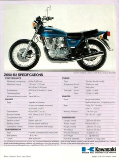 a blue motorcycle is shown in this advertisement