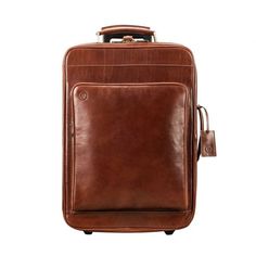 Men's Fine Leather Trolley Case | The Piazzale | 25-Year Warranty Luxury Luggage, Leather Suitcase, Luggage Case, Leather Industry, Luggage Straps, Duffle Bags, Easy Travel, Luggage Bag, Leather Luggage