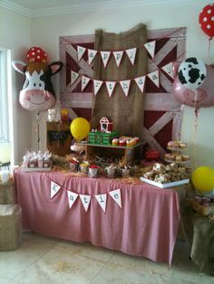 an old mcdonald's birthday party is featured on pinterest