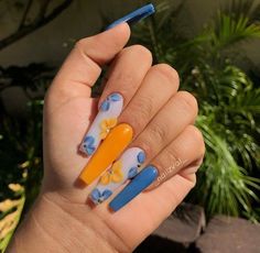 3d Nail Designs, Acrylic Coffin Nails, Daily Nails, Acrylic Coffin