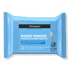 Makeup Remover Cleansing Towelettes - MAKE-UP RMVR CLEANSING TOWELETTES 25CTBenefitsActual packaging may varyPre-moistened Neutrogena Makeup Remover Face Wipes to gently cleanseRemove makeup and effectively cleanse skin in one easy step with these facial cleansing towelettesMakeup remover wipes work to dissolve all traces of dirt, oil & makeup, including stubborn makeupFormulated to be gentle on the eye area, facial wet wipes are suitable for contact lens wearersDisposable face wipes thoroughly Fragrance Free Makeup, Waterproof Makeup Remover, Facial Cleansing Wipes, Neutrogena Makeup Remover, Daily Facial Cleanser, Face Wipes, Neutrogena Makeup, Facial Wipes, Makeup Remover Wipes