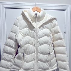 White Calvin Klein Hooded Puffer Coat Size Medium - Nwt White Calvin Klein, Calvin Klein White, Puffer Coat, Womens Calvin Klein, Puffer, Calvin Klein, Color White, Jackets For Women, Jackets & Coats