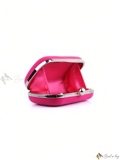 Bird in Bag - Womens Elegant Velvet Clutch Bag - Hard Shell Evening Bag for Formal Occasions, Stylish and Versatile - Perfect for Evening Dresses, Cheongsams, and Formal Attires - Exquisite Trapezoidal Rhinestone-Encrusted Hand Clutch Pink Pouch Box Bag For Formal Occasions, Pink Formal Pouch Box Bag, Formal Pink Rectangular Bag, Formal Pink Rectangular Bags, Compact Pink Bag For Formal Occasions, Pink Formal Pouch Bag, Formal Pink Box Bag With Removable Pouch, Compact Pink Formal Bag, Elegant Pink Rectangular Cosmetic Bag