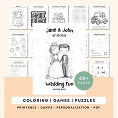 wedding games and puzzles for kids