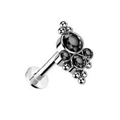 PRICES MAY VARY. STYLE: CZ Crystals with Ball Clusters Threadless Push In Labret Stud MATERIAL: F136 implant grade titanium and cubic zirconia crystals GAUGE/BAR THICKNESS: 16GA (1.2mm) BARBELL LENGTH: 5/16" (8mm) Crystal Gauges, Labret Studs, Body Jewelry Piercing, Aurora Borealis, Piercing Jewelry, Body Jewelry, Shoes Jewelry, Aurora, Cubic Zirconia