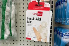 the first aid kit is on display for sale