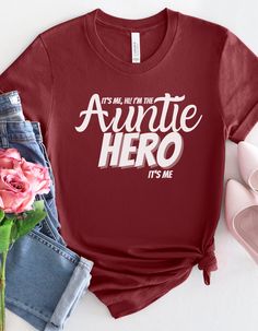 Auntie Shirt, Aunt T-shirt, Aunt tee, Swiftie Shirt, I'm an Aunt T-shirt, Shirts for Aunt, Aunt Gift ideas, Sister Gifts, Swiftie Tee, Era T T-SHIRT FEATURES:- High quality 100% Soft cotton (fiber content may vary for different colors) UNISEX Bella Canvas 3001. Print direct to garment- not vinyl - ink is printed into shirt not on top. This classic unisex jersey short sleeve tee fits like a well-loved favorite. Soft cotton and quality print make users fall in love with it over and over again. These t-shirts have-ribbed knit collars to bolster shaping. The shoulders have taping for better fit over time. Dual side seams hold the garment's shape for longer. .: 100% Airlume combed and ringspun cotton (fiber content may vary for different colors) .: Light fabric (4.2 oz/yd² (142 g/m .: Retail fi Aunt Gift Ideas, Gift Ideas Sister, Swiftie Shirt, Taylor Concert, Aunt Shirt, Aunt T Shirts, Auntie Shirts, Aunt Shirts, Aunt Gifts