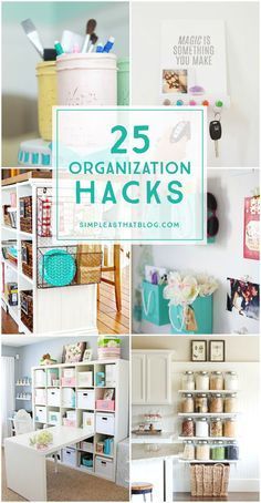 25 organization hacks for small spaces