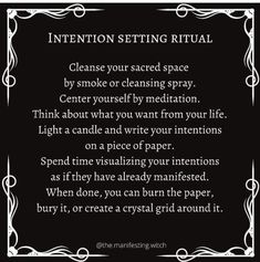 Intention Setting Ritual, Lily Tattoo Design, Chaos Magick, Wiccan Rituals, Hoodoo Spells, Spells For Beginners, Spiritual Psychology