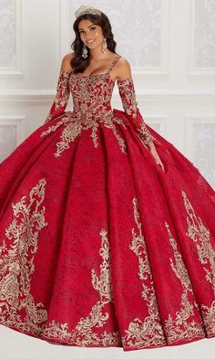 Vestido Charro, Red Quince, Red Ball Gown, Red Quinceanera Dresses, Art Shoes, Quinceanera Ideas, Quince Dress, Quince Ideas, Allure Bridals