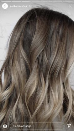 Ash Blonde Hairstyles, Blond Hairstyles, Natural Ash Blonde, Ash Blonde Hair Colour, Brown Ombre Hair, Ash Blonde Balayage, Ash Brown Hair, Ombre Hair Blonde, Bronde Hair