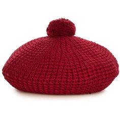 New Size M Gucci Crochet, Crochet Pom Pom Hat, Burgundy Hat, Red Beret, Beret Hats, Raspberry Beret, Knit Beret, Crochet Beret, Knitted Beret