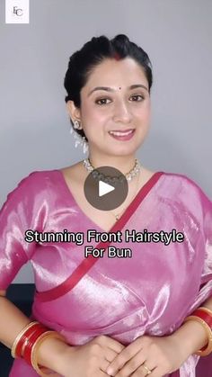 40K views · 2K reactions | Stunning Front Hairstyle for Bun ✨✨to try on a recent Occasion✨ . Follow @enthralling_care for such more Hairstyles❤️❤️ . . [ Saree, Indian Aesthetics, Indian culture, Song, Indian wear, Bun Hairstyle, Easy and quick Hairstyle, Front Hairstyle] . . . . #hairstyles #hairstyletutorial #hairupdostyle #hairupdo #weddinguesthairstyle #weddinguestshairtutorial #ınstgram #reelforrheweddingseason #weddingseason #weddingseason2024❤️🎉 #weddingseason2024, #Hairstyleforanyoccasion ✨ | Enthralling_Care | Asha Bhosle · Gun Guna Rahe Hai Bhanvare Hairstyle For Bun, Bun Hairstyles Front View, Hair Styles Front View, Front Hairstyle For Bun, Easy Bun Hairstyles Indian, Bun Hairstyles Indian Saree, Easy Front Hairstyles, Hairstyles For Saree Indian