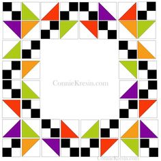 an image of a square with different colored squares in the middle and one block at the bottom