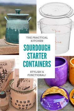 the practical kitchen sourdough starter containers stylish and functional